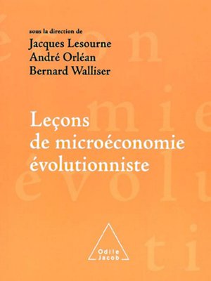 cover image of Leçons de microéconomie évolutionniste